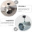 High and Low Regulator for Floor Tile Leveling Tool, Folding Hinge Wall Tile Positioning, Easy Use During Tiling 4