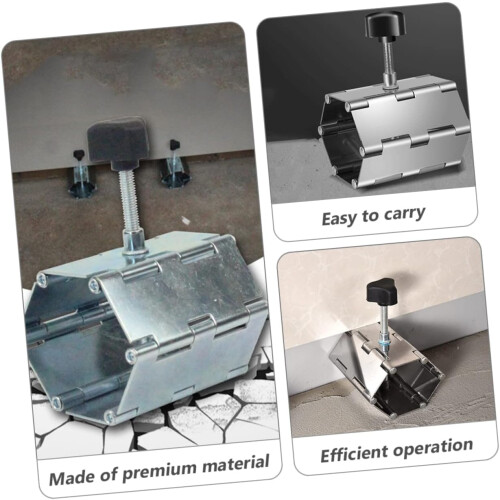 High and Low Regulator for Floor Tile Leveling Tool, Folding Hinge Wall Tile Positioning, Easy Use During Tiling 1
