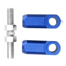 3 pezzi Kit posteriore inferiore per ATV in lega blu YFM350/660R/700