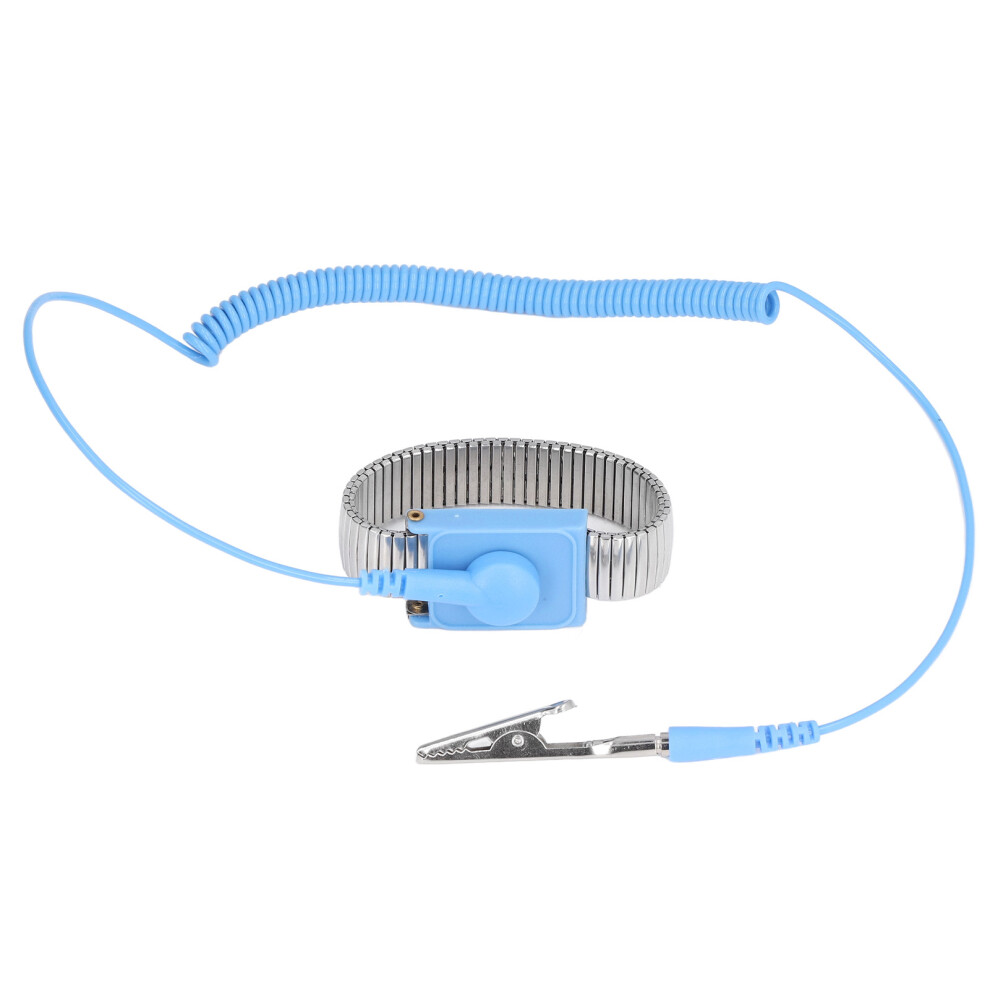 Anti Static Wrist Strap Metal Wristband 1.8M Grounding Wire 9391357443345