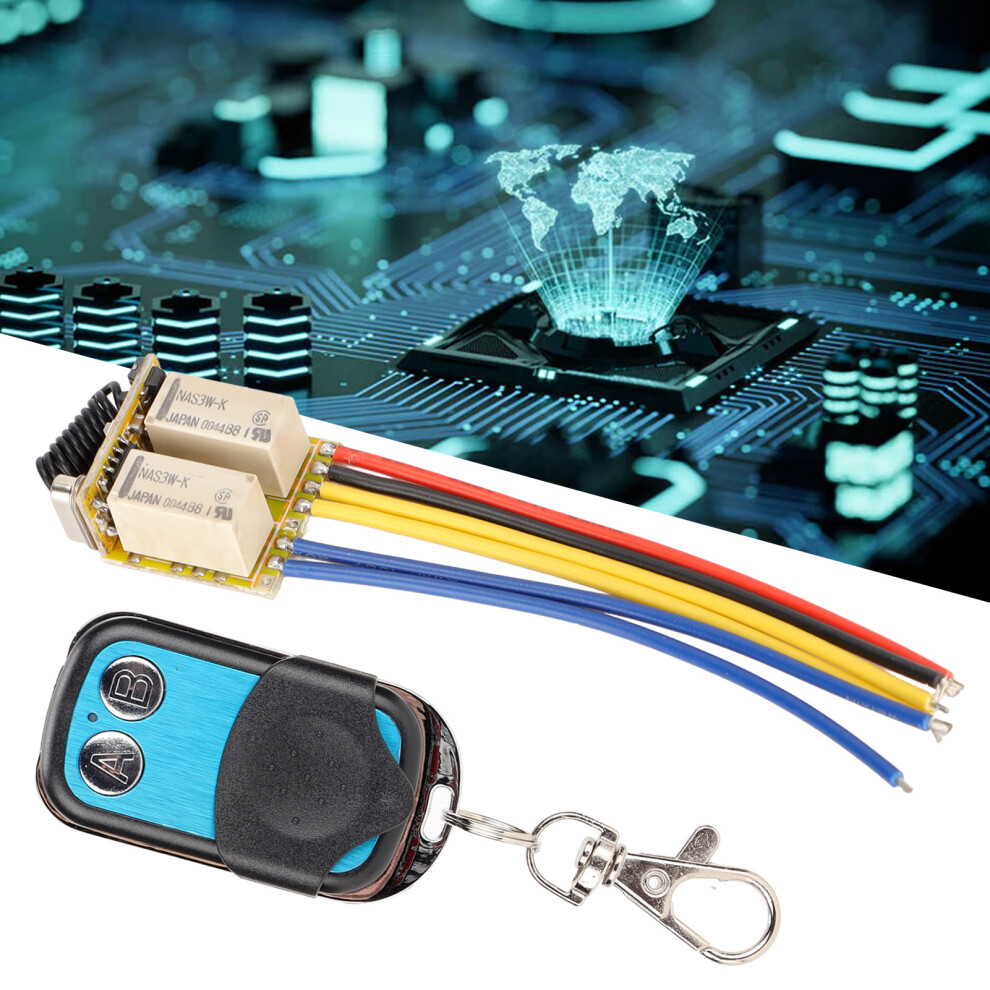 Mini Rf 2Ch 433Mhz Wireless Relay Switch Dc3.7-12V With Remote 8041357443500