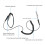 Adjustable Static Resistant Wrist Strap with Extra Long Wire - Black 6
