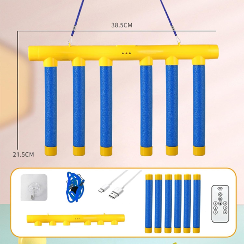 Reflex Challenge Game, Drop Sticks Game, Hand Eye Coordination Reaction Training Toy, 3 Adjustable Speed, With Remote Control 1