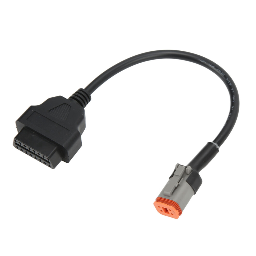 Motorcycle 4Pin To 16Pin Obd2 Diagnostic Cable Converter Scanner 12-24V 8761357446034