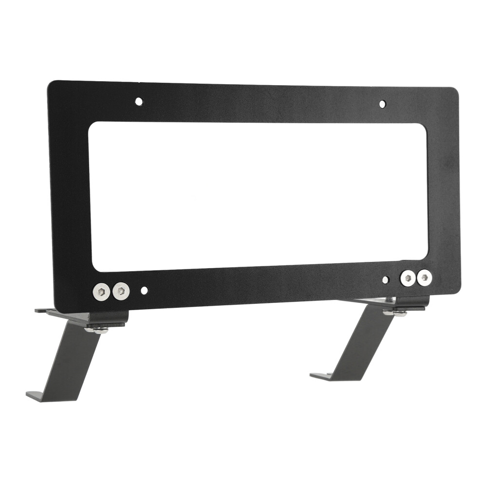 Tesla Model 3 Aluminium License Plate Mount Bracket Kit In Black 5041357446290