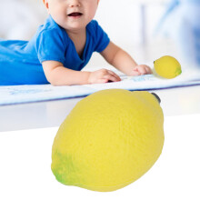 Kinder Frucht-Shaker Maracas-Set aus Kunststoff Percussion-Spielzeug für 6+ Monate - Zitrone