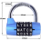 Κλειδαριά με συνδυασμό 5 γραμμάτων, κατευθυντική κλειδαριά, κωδικός γράμμα 4