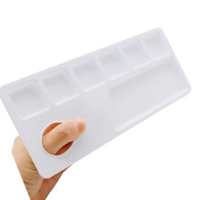Reusable Plastic Painting Palette For-6 frame color palett