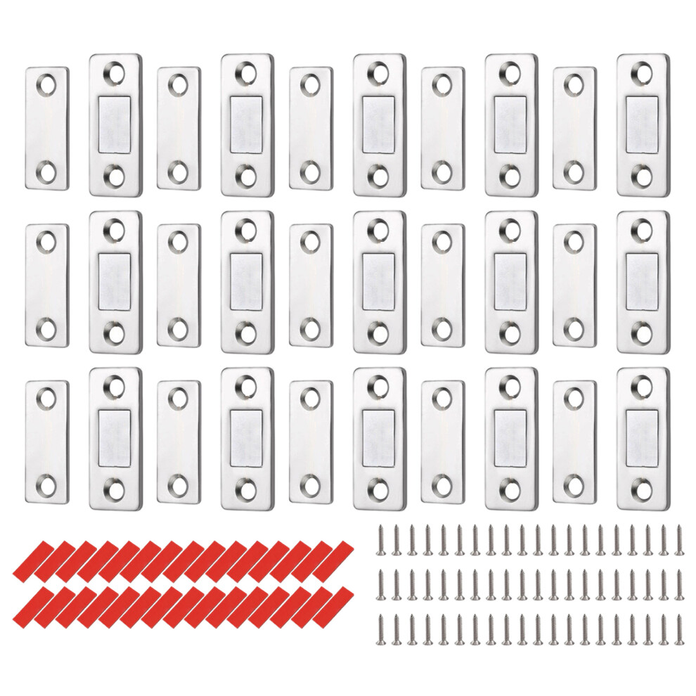 Strong Magnetic Cabinet Door Fastener Latches Closure Silver-15 7754000242443