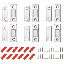 Quick Install Silver Metal Cabinet Door Magnet Strong Hold-6