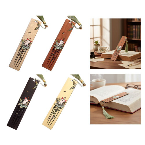 Vintages Handmade Page Mark Engraved Book Marks with-boxwood 2