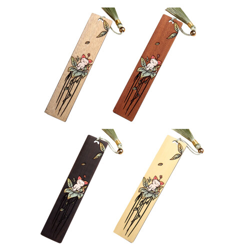 Vintages Handmade Page Mark Engraved Book Marks with-boxwood 1