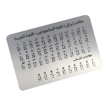 Raised Dots Braille Alphabets Board Numbers Punctuation Symbols