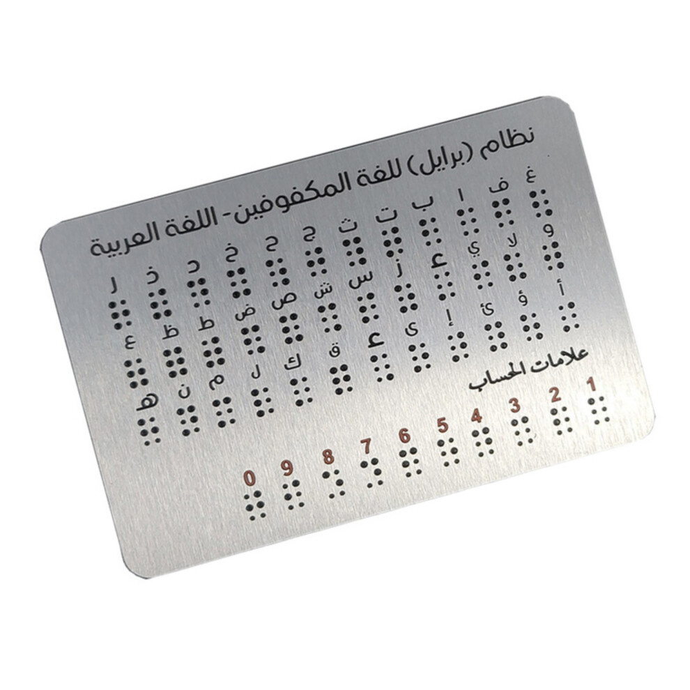 Raised Dots Braille Alphabets Board Numbers Punctuation Symbols