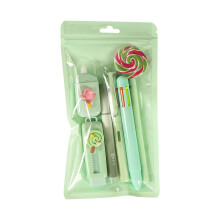 Candy Shaped Student Stationeries Including Multicolored-Green