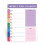 Tear Off Meal Planner Notepad Thick Paper Weekly Diet Eating 1