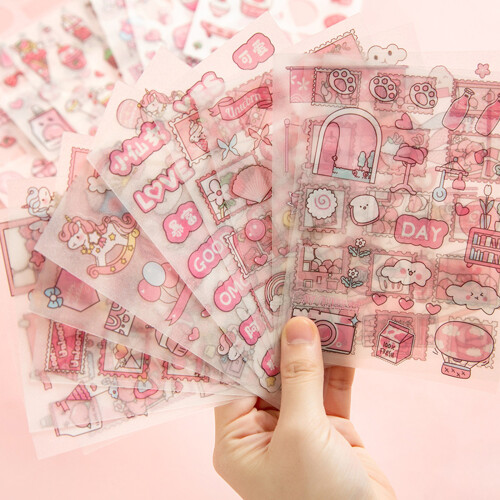 Matte Finish Decorative Sticker For Scrapbooking Journal-5 2