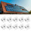 10Pcs Solar Panel Mid Schellen Wasserdicht 12