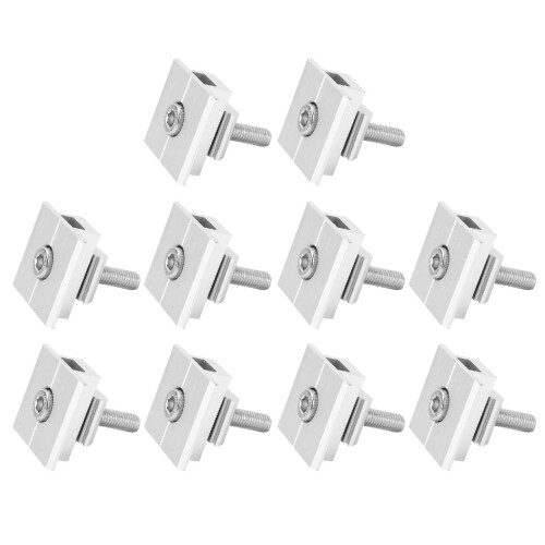 10Pcs Solar Panel Mid Schellen Wasserdicht 1