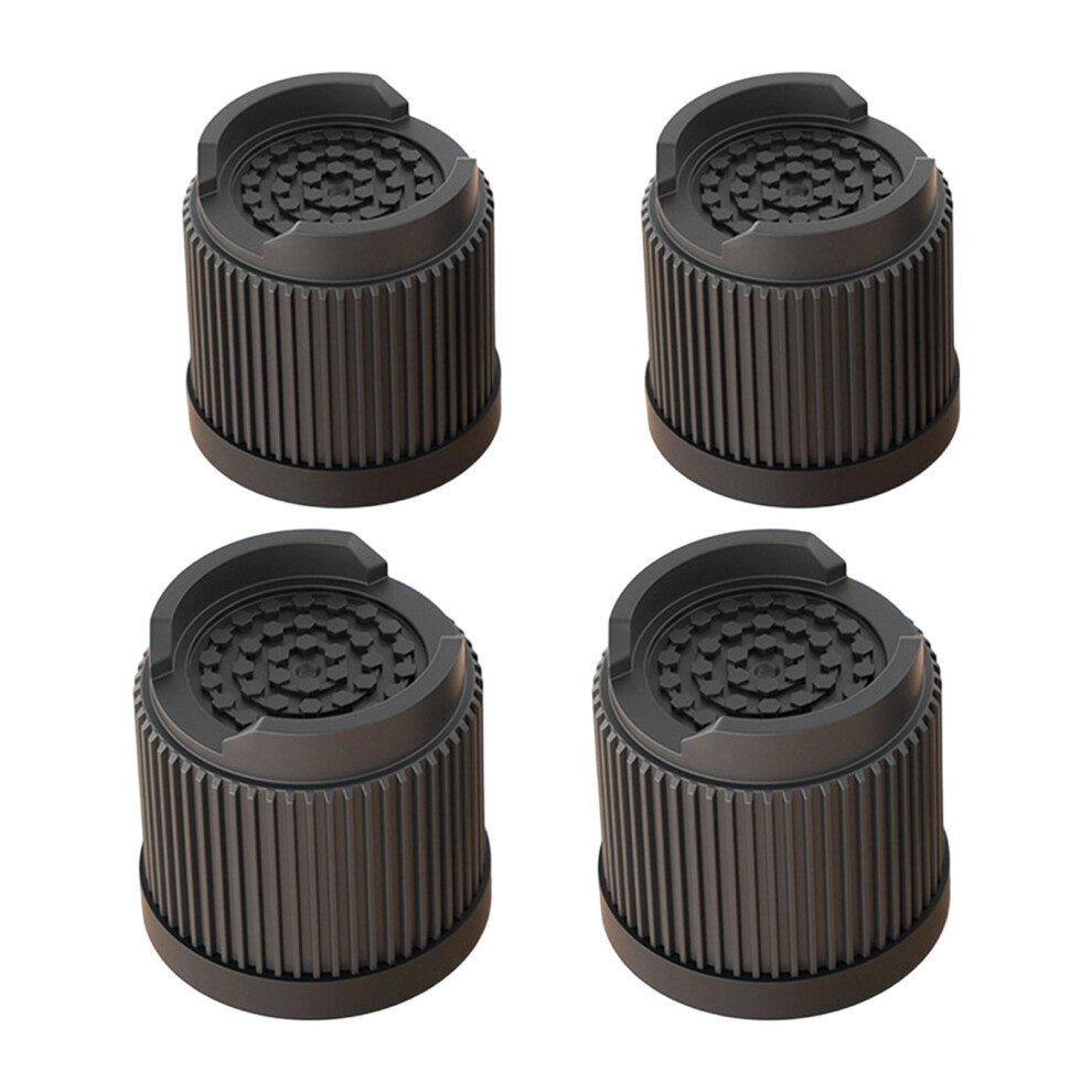 4Pcs Furniture Leg Elevator Not Skid Quiet-Black Height 5.1Cm 7754000248032