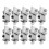 10Pcs Solar Panel Erdungsklemme Aluminiumlegierung 1