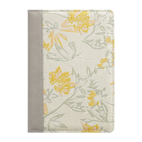 Thread Stitched Binding Planner Notebook-gray chrysanthemum