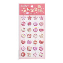 Button Decorative Foam Sticker for Kids-Heartbeating paradi