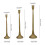 Gold Taper Candlesticks Wedding Reception Decors Durable-Black 4