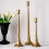 Gold Taper Candlesticks Wedding Reception Decors Durable-Black 6