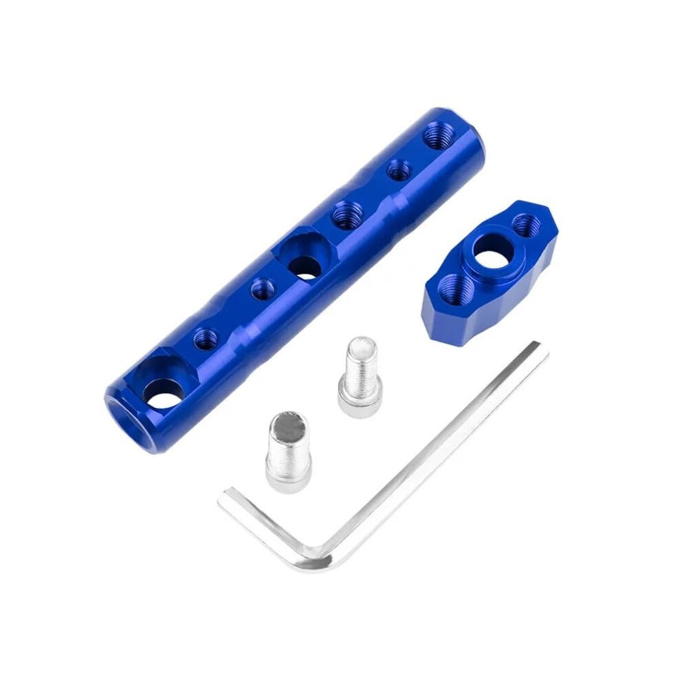 Extension Stand Rearview Mirror Mount Extender Bracket For Motorcycle Scooter Crossbar Lever Support Cell Holder Blue 9354506654610