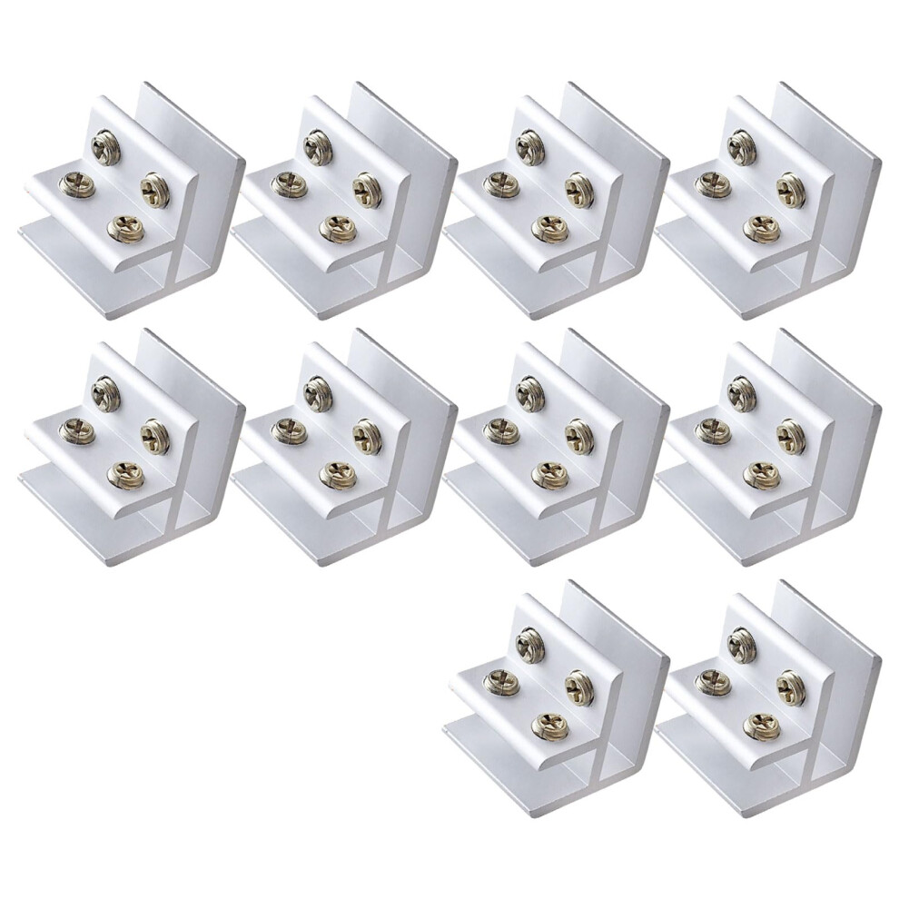 Tile Bracket Connectors Aluminum 10 Pack For 90 Degree Tile Joints Tile Holders And Fastening Clamps 9354506654801