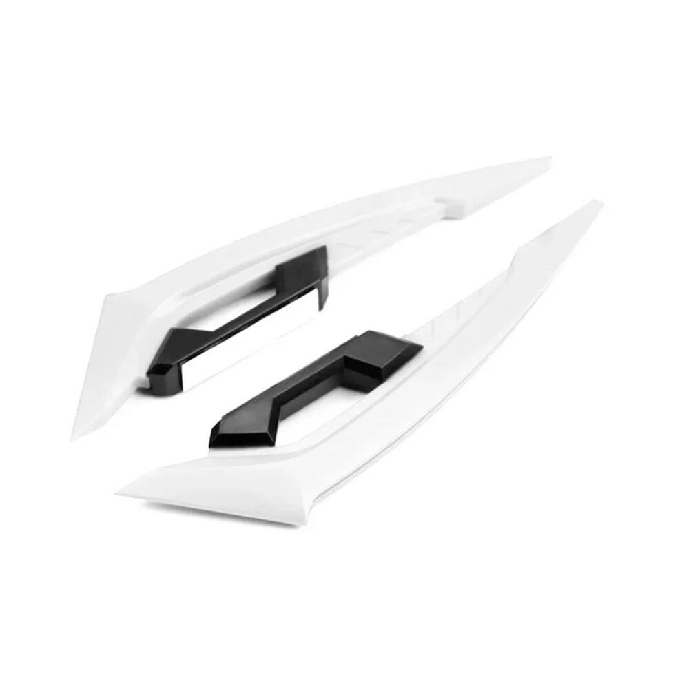 Motorcycle Deflector Fixed Winglet Fairing Bianco Spoiler For 250Sr White 9105992876068