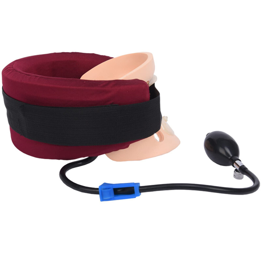 Cervical Vertebra Brace Adjustable Neck Support For Spine Alignment Neck Pain Relief For Home Office Use