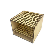 Mehrzweck-Schreibtisch-Organizer aus Holz mit großem-3