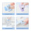 Kompakte Binder-Clips, Kunststoff-Memo-Halter, lebendige-Gelb 7