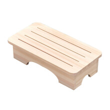 Holzhocker, rutschfeste Oberflächen,-Log-Farbe Kleine Trompete