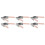 6 Pcs Stainless Steel Triangle Cake Transfer Tool With Non-Slip Handle 10