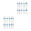 24 Pcs Twin Needles For Sewing Machine Universal Double Stretch With Box 8