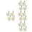 16 Pcs Swivel Baby Walker Replacement Wheels - Universal Caster 8