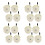 16 Pcs Swivel Baby Walker Replacement Wheels - Universal Caster 9