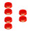 6Pièces Organisateur Extincteur Fluorescent Stable Maison 7