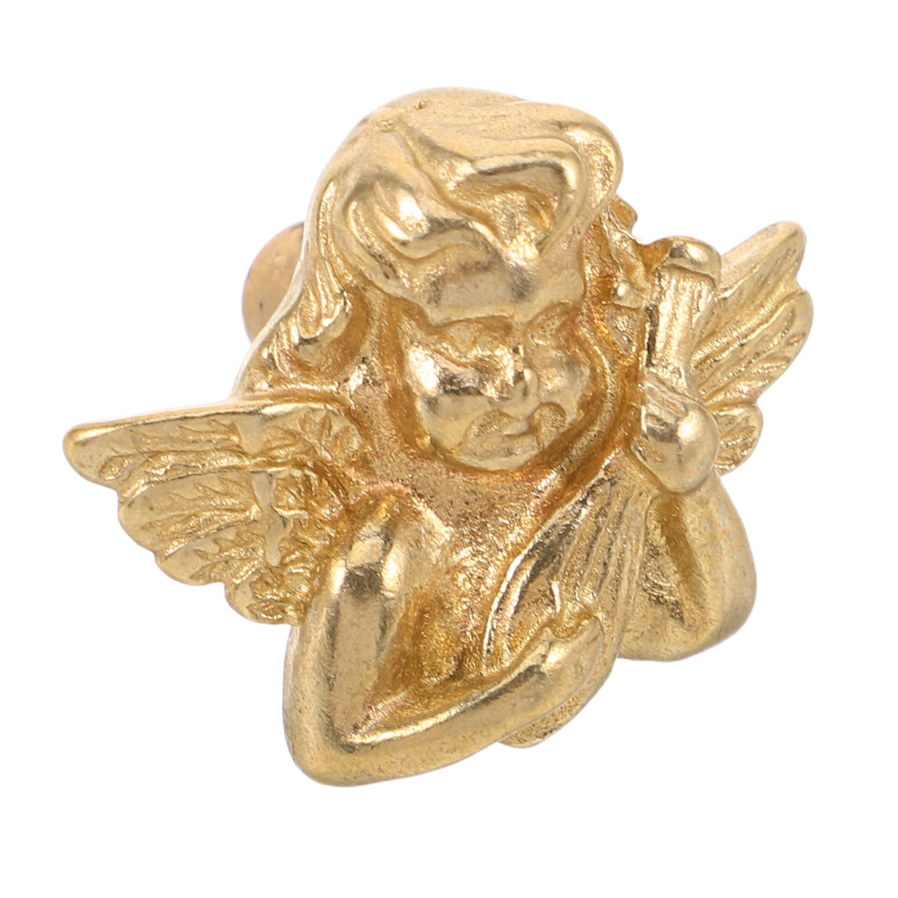 5Pcs Brass Angel Drawer Knobs Vintage Metal Pulls for Cabinet Doors-image-OPC-PMPDS9W-NEW