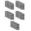 25 Pcs Black Pool Table Marker Spots Round Cloth Patch For Billiard 10