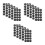 15 Pcs Black Pool Table Marker Spots For Billiard Ball Position 5
