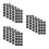 15 Pcs Black Pool Table Marker Spots For Billiard Ball Position 7