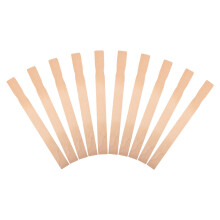 75Pcs Khaki Wood Paint Stir Sticks for DIY Crafts and Resin Mixing