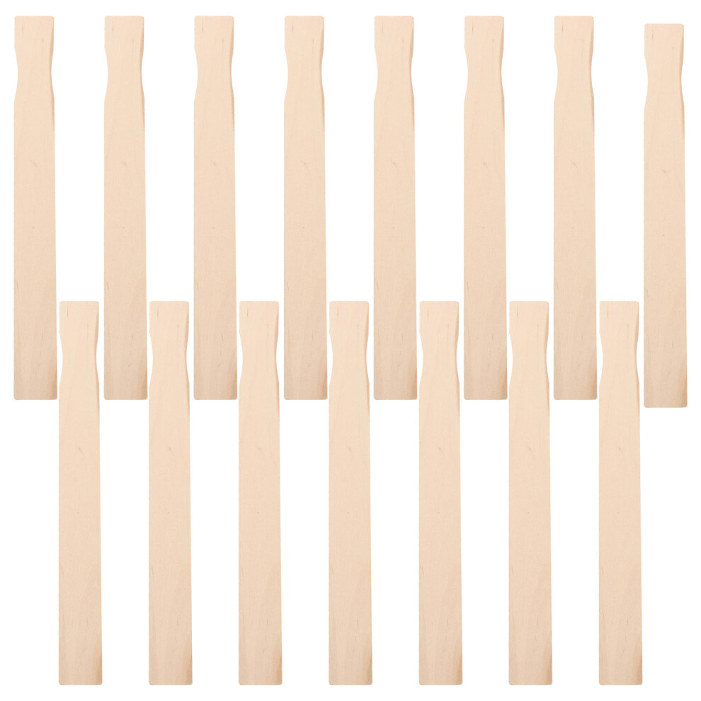 60Pcs Khaki Wood Paint Stir Sticks For Resin Mixing And Diy Projects 3422196716874