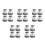 20Pcs Grey Kitchen Cleaning Brush with Handle Nonstick Pot Scrubber 6