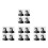16Pcs Clear Plastic Watch Storage Box Durable Single Watch Organizer 8