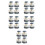 20Pcs Grey Kitchen Cleaning Brush with Handle Nonstick Pot Scrubber 8